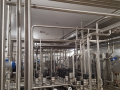 Salle de réfrigération de produits laitiers
