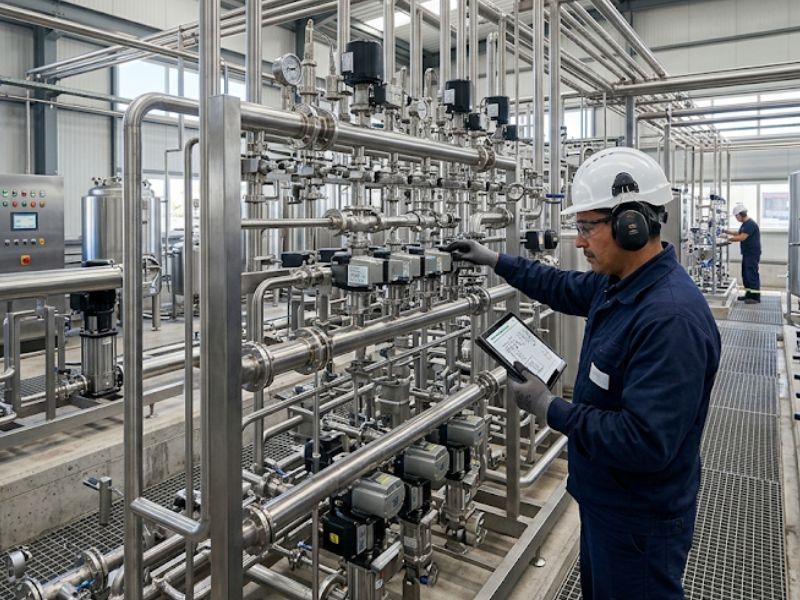 Instalaciones de acero inoxidable en Valencia
