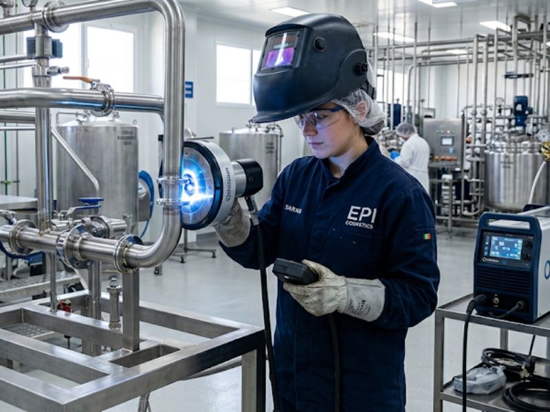 Soldadura de instalaciones de cosmética en Valencia