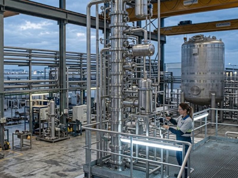 Fabricación de depósitos y equipos de acero inoxidable para Valencia