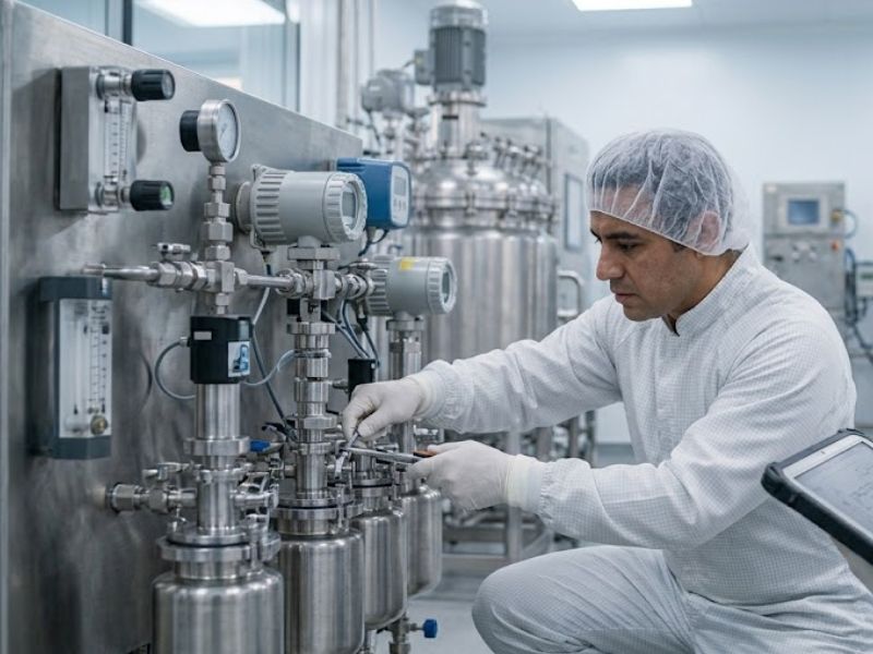 Servicios de mantenimiento de instalaciones industriales de cosmética en Valencia
