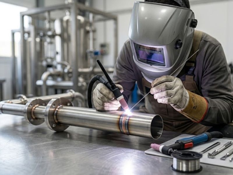 Tipos de soldadura de acero inoxidable en Valencia