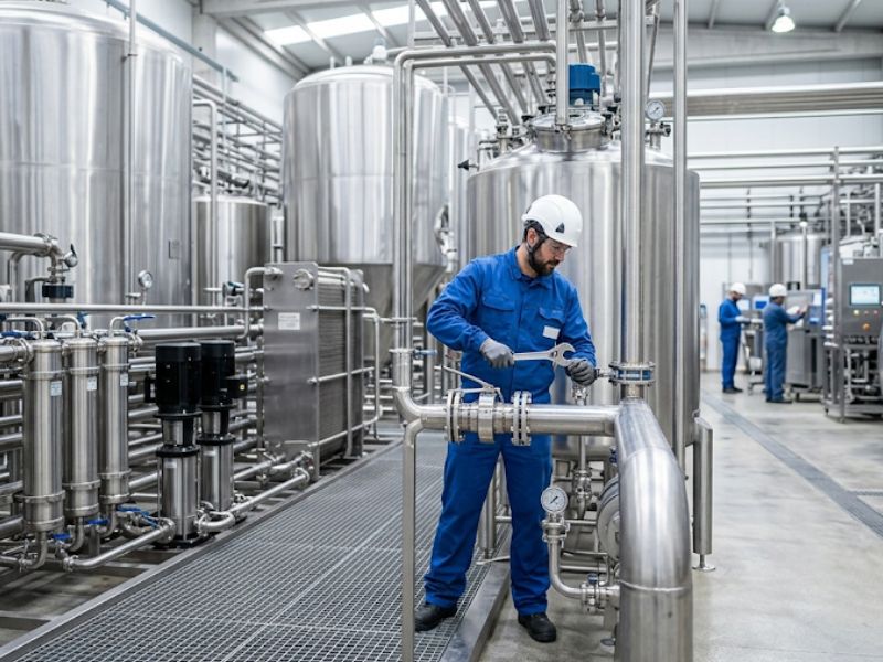 Instalaciones de acero inoxidable en Valencia