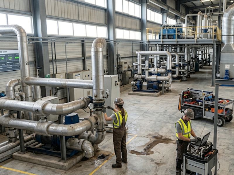 Mantenimiento de instalaciones industriales de alimentación en Valencia