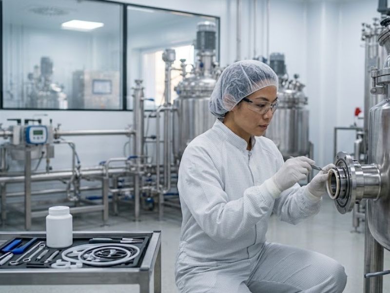 Servicios de mantenimiento de instalaciones industriales de cosmética en Valencia